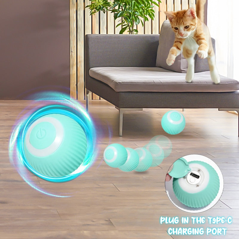 Smart Cat Toy- Automatic Rolling Ball